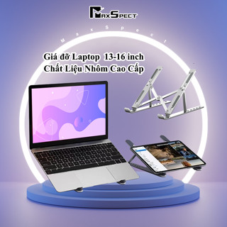Giá đỡ LAPTOP, MACBOOK, IPAD bằng nhôm có thể điều chỉnh được độ cao, đế tản nhiệt kê laptop nhôm giá đỡ laptop cao cấp