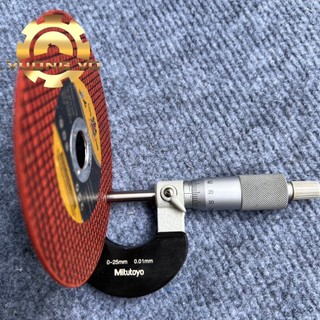 Đá cắt lionking-đá cắt sư tử-đá cắt sắt inox màu đỏ kích thước 107x1.2x16mm