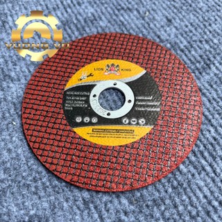 Đá cắt lionking-đá cắt sư tử-đá cắt sắt inox màu đỏ kích thước 107x1.2x16mm
