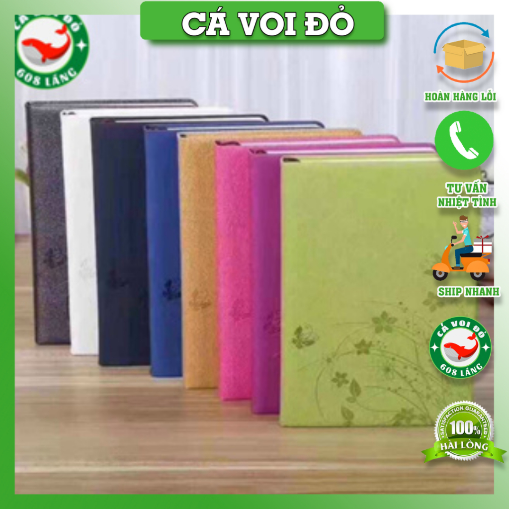 Sổ bìa da cao cấp B5 nhiều màu