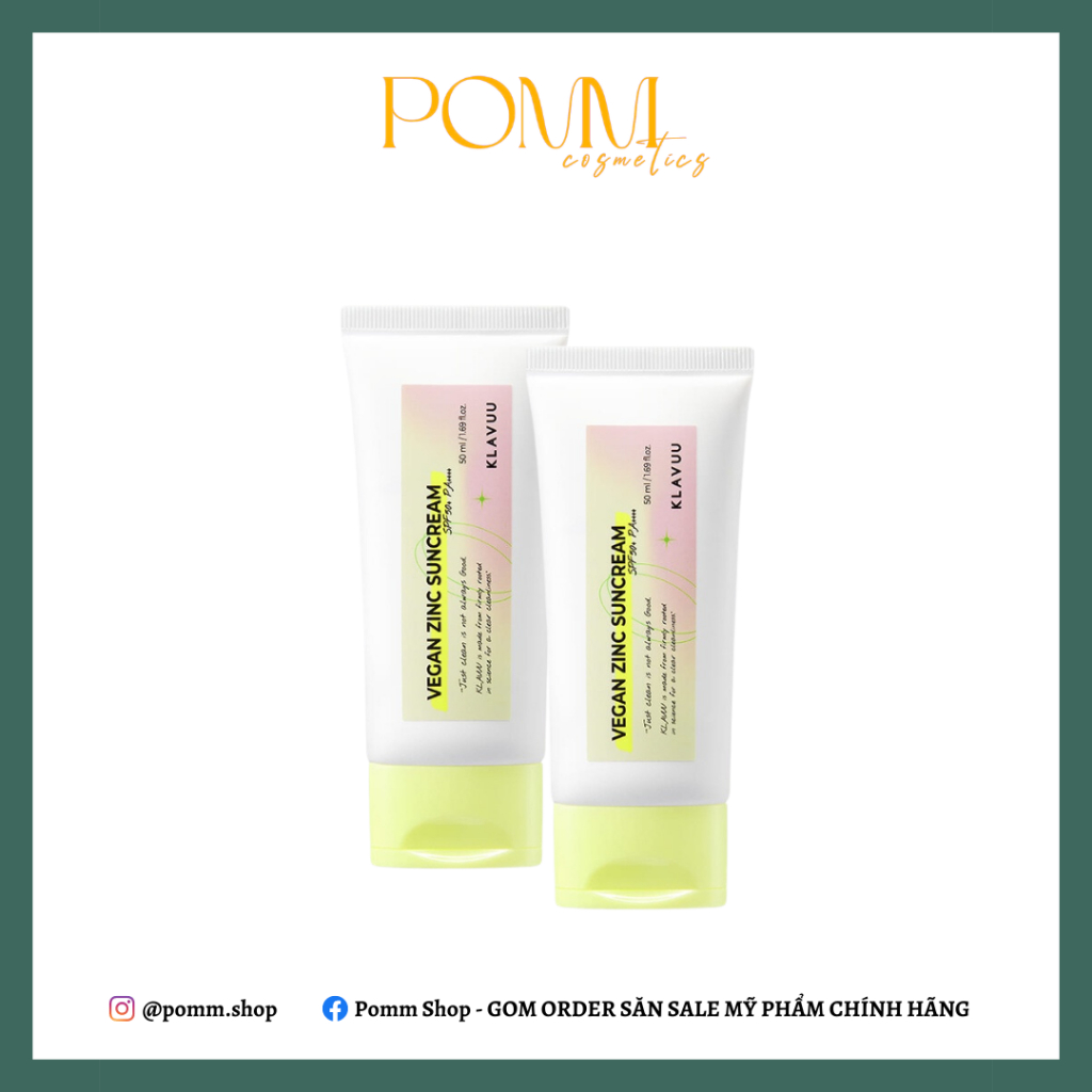 Kem chống nắng 𝗞𝗹𝗮𝘃𝘂𝘂 𝗩𝗲𝗴𝗮𝗻 𝗭𝗶𝗻𝗰 𝗦𝘂𝗻𝗰𝗿𝗲𝗮𝗺 50ml