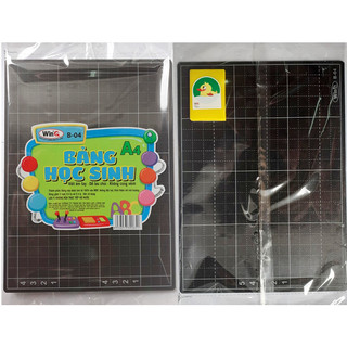 Bảng đen/ bảng học sinh/ bảng con học sinh/ bảng viết phấn winq/ qui lực b-04/ b4 2 mặt phấn kèm moust lau bảng