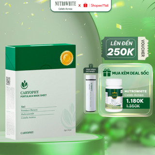 Mặt nạ Caryophy Portulaca Mask Sheet giảm mụn, giảm thâm