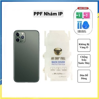 Dán ppf iPhone nhám mặt lưng sau chống trầy xước tự phục hồi các vết tì dán full mặt sau.có từ 7plus -> 13/14pro/14pmax.