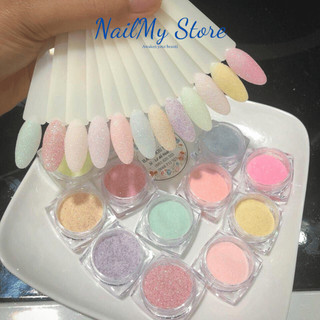 Nhũ cát rắc móng , nhũ cát màu nhũ trang trí móng, phụ kiện nail