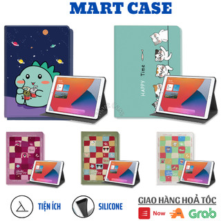 Ốp ipad Silicon Mèo hạnh phúc Air 1-2-3-4-5-6/Gen 5-6-7-8-9-10/Pro 11-9.7-10.5...MART CASE