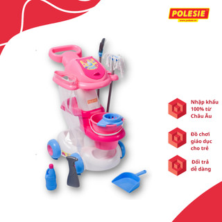 Bộ Đồ Chơi Xe Đẩy Dọn Vệ Sinh Khách Sạn Cho Bé Số 4 Polesie 58881 Kích Thích Tinh Thần Sáng Tạo