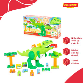 Bộ Đồ Chơi Lắp Ráp Khủng Long Dino 30 Chi Tiết Polesie 67807 Kích Thích Tinh Thần Sáng Tạo