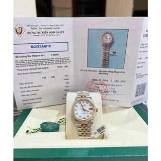 Datejust 31mm Vàng Hồng độ kim Moissanite