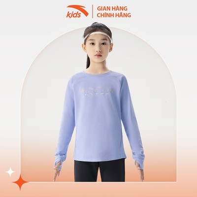Áo thun dài tay bé gái running Anta Kids W362335702