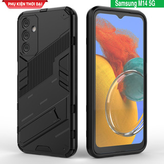Ốp lưng Samsung Galaxy M14 5G / M15 5G chống sốc Iron Man Ver 2 giá đỡ xem phim cao cấp siêu bền