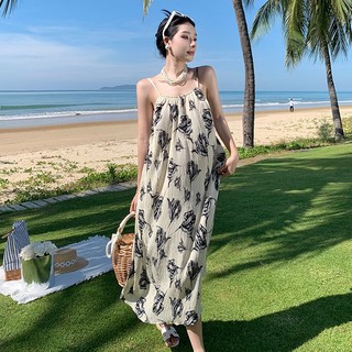 Đầm nữ xinh kiểu dáng suống dài maxi đi biển mùa hè siêu xinh phong cách cô nàng quyến rũ