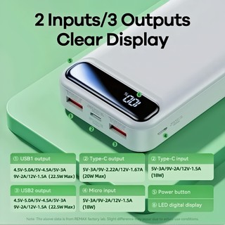 Pin dự phòng chính hãng remax rpp-521 rpp 521 20000mah