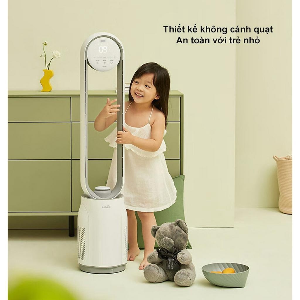 Quạt Không Cánh Tạo Ion, lọc không khí Xiaomi KEHEAL A3 Model 2024 - Quạt tháp không cánh lọc không 