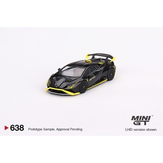  MÔ HÌNH 1:64 MINI GT - Lamborghini Huracán STO Nero Noctis 