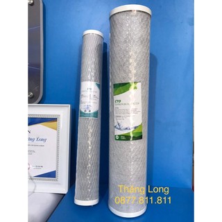 Lõi lọc nước than ép béo CTO kích thước 20 inch