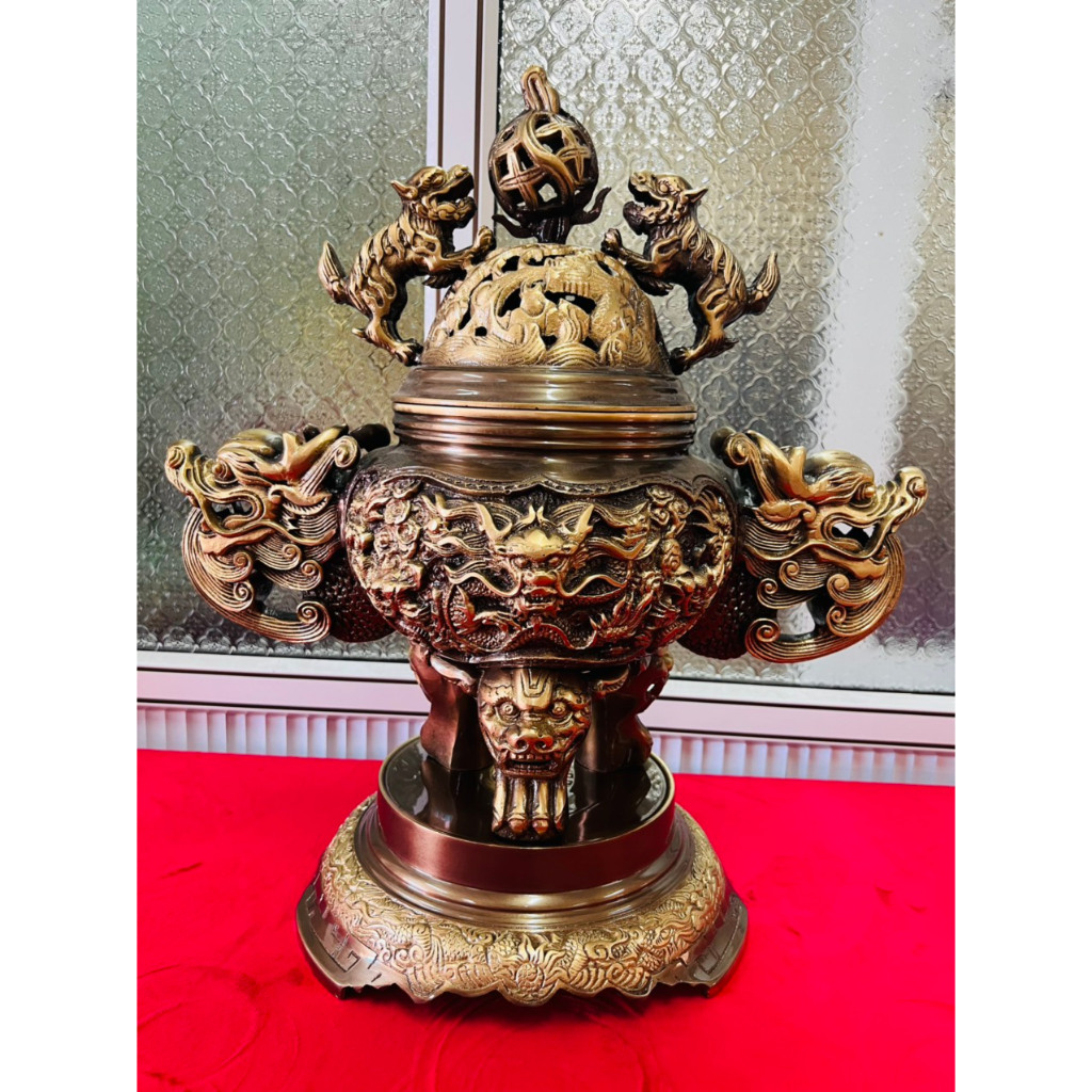 Đỉnh Hun Đài Loan Cao Cấp - Đồ Thờ Cúng Cao Cấp - Đồ Thờ Đài Loan Hưng Thịnh