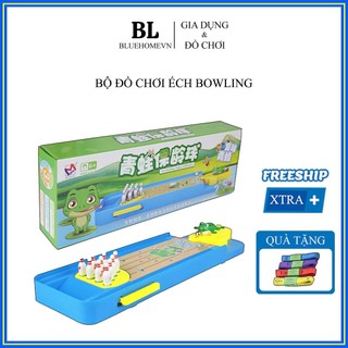 Đồ chơi trẻ em ếch bắn bi bowling cho bé vui chơi