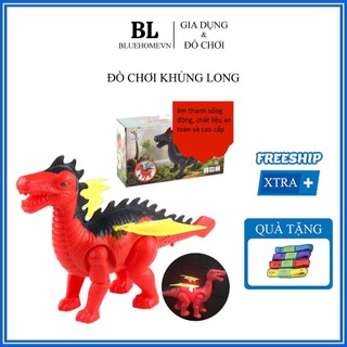 Đồ chơi khủng long biết đi có đèn và nhạc vui nhộn cho bé vui chơi
