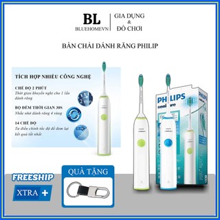 Bàn chải đánh răng, bàn chải đánh răng điện Philips tự động Soniccare 6 chế độ siêu sạch chống nước an toàn hiệu quả