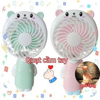 Quạt mini cầm tay Quạt mini nhỏ gọn 2 chế độ hàn quốc siêu quạt mini cầm tay 1k