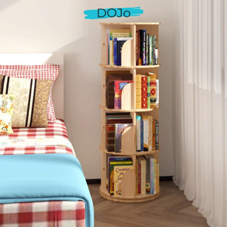 Kệ sách gỗ 4 tầng xoay tròn 180 độ thương hiệu DOJO - AP269
