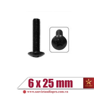 Ốc bắt loa kéo karaoke kích thước 6 x 25 mm