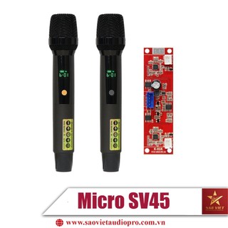 Micro đa năng gắn loa kéo karaoke sv45