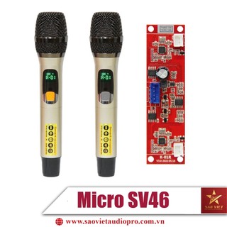 Micro đa năng gắn loa kéo karaoke sv46