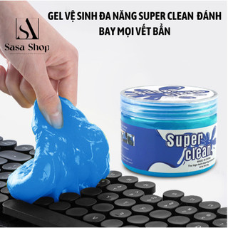 Gel đa năng Super Clean vệ sinh 160gram - Gel vệ sinh đa năng Super Clean lau bụi nội thất ô tô