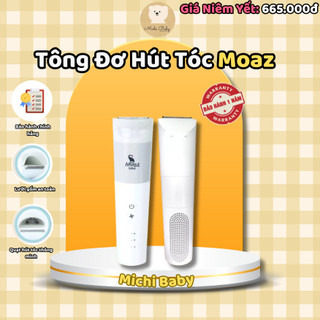 Michibaby- tông đơ hút tóc thông minh moaz bébé mb014 bảo hành chính hãng 12 tháng - mc448