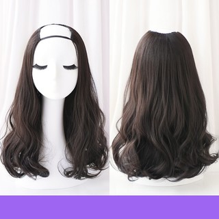 Tóc giả nữ kẹp chữ U / Tóc giả kẹp U dài 45cm kèm ảnh thật xoăn bồng bềnh cực đẹp
