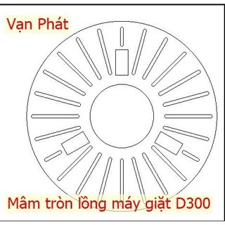 Nắp liên kết cảo chân lồng máy giặt D300x3mm