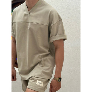 ÁO THUN 𝐕-𝐍𝐄𝐂𝐊 FORM OVERSIZED INDAHOOD STUDIO