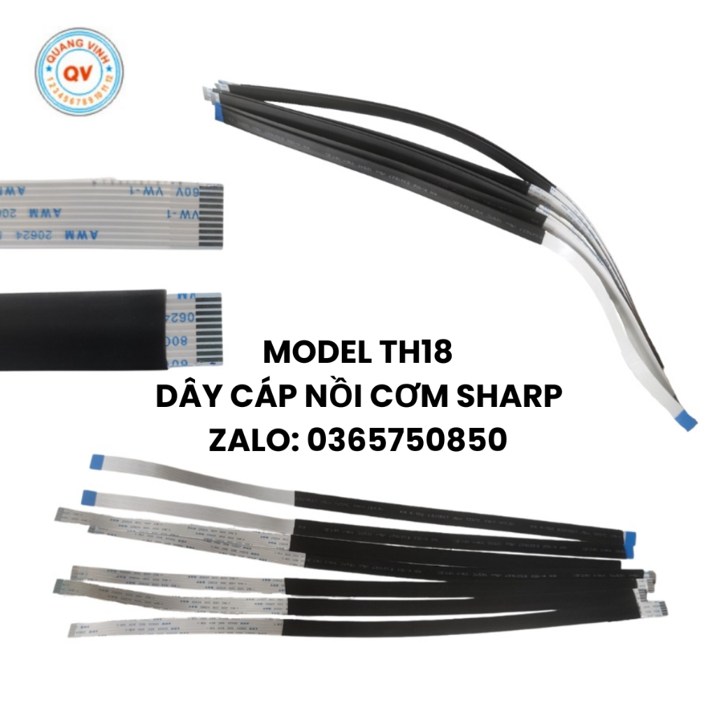 Combo 2 dây cáp nồi cơm điện - Linh kiện nồi cơm sharp