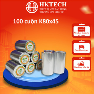 [Thùng 100 cuộn] giấy in nhiệt K80x45 AKIRA chính hãng, giấy in nhiệt K80