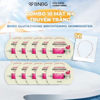 Combo 10 Mặt Nạ Truyền Trắng BNBG Glutathione Brightening SkinBooster Mask 30mlx10