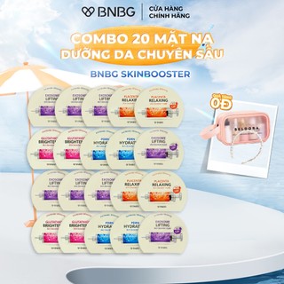 Combo 20 Mặt Nạ Mix Dưỡng Trắng, Phục Hồi Da Chuyên Sâu BNBG SkinBooster Mask 30mlx10
