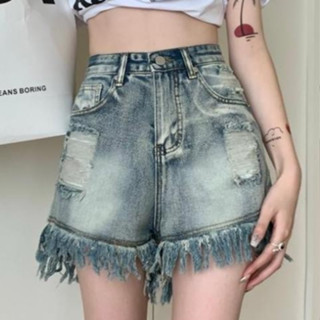 Quần Short Jeans Nữ Tua Rua , Quần Đùi Nữ Tua Rua Chất Liệu Demin Bền Đẹp Rẻ Không Phai Màu L00002