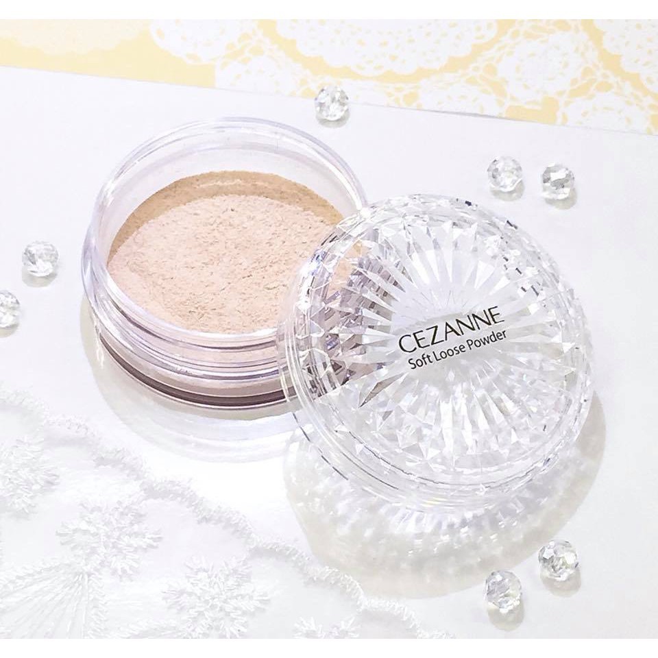 Cezanne Phấn Phủ Dạng Bột siêu mịn #01 Soft Loose Powder 5g