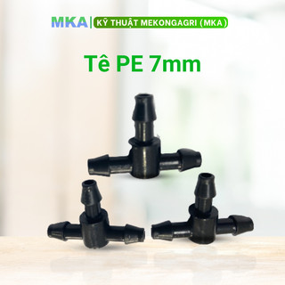 Tê chia 3 tê nối ống PE 7ly phụ kiện hệ thống tưới