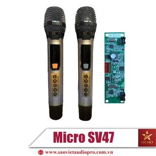 Micro đa năng gắn loa kéo karaoke sv47