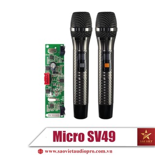 Micro đa năng gắn loa kéo karaoke sv49