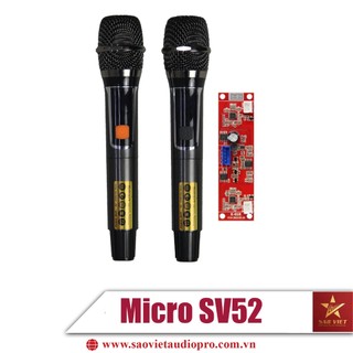 Micro đa năng gắn loa kéo karaoke sv52