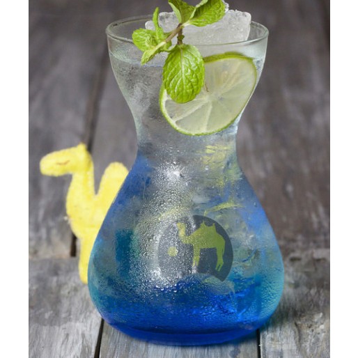 Ly thủy tinh sinh tố, trà sữa, coctail, mojito 350ml miệng loe
