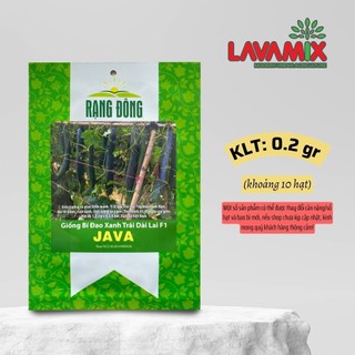 Hạt giống Bí Đao Xanh Trái Dài Lai F1 Java (0,2g~10 hạt) hiệu Rạng Đông chịu nhiệt tốt | Green House