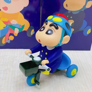 Mô hình cu Bo, Shin đạp xe siêu dễ thương