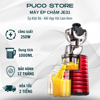 Máy ép chậm savtm je31/je35 - ép kiệt bã - máy ép trái cây tốc độ chậm - sỉ hà nội