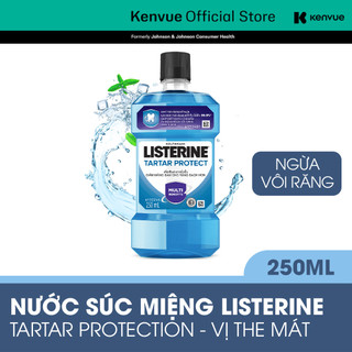 Nước súc miệng ngăn ngừa mảng bám Listerine Tartar Protection 250ml