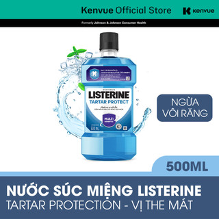 Nước Súc Miệng Ngăn Ngừa Mảng Bám Listerine Tartar Protection 500ml